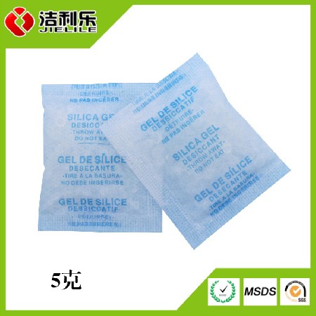 厂家直供5克环保硅胶干燥剂 中英文印刷防潮剂 爱华纸包装防潮珠