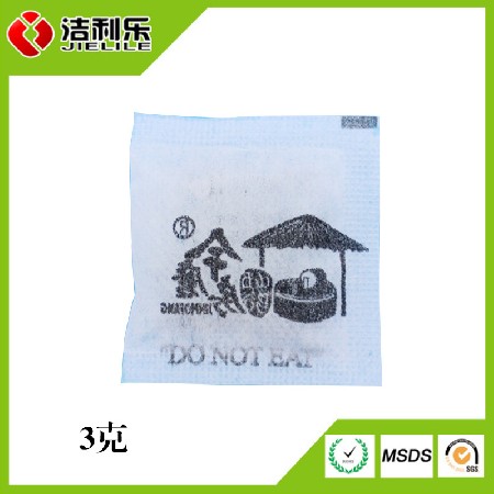 厂家直供3克环保硅胶干燥剂各种包材防潮剂 棉纸小包装防潮珠